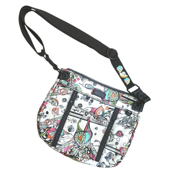 Sakroots Peace Canvas Coated Crossbody Bag Purse - Picture 6 of 8